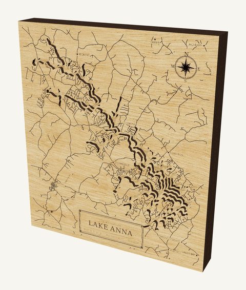 Lake Anna wood map