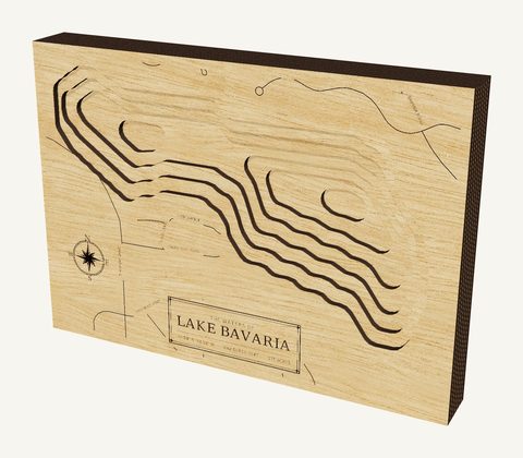 Lake Bavaria wood map