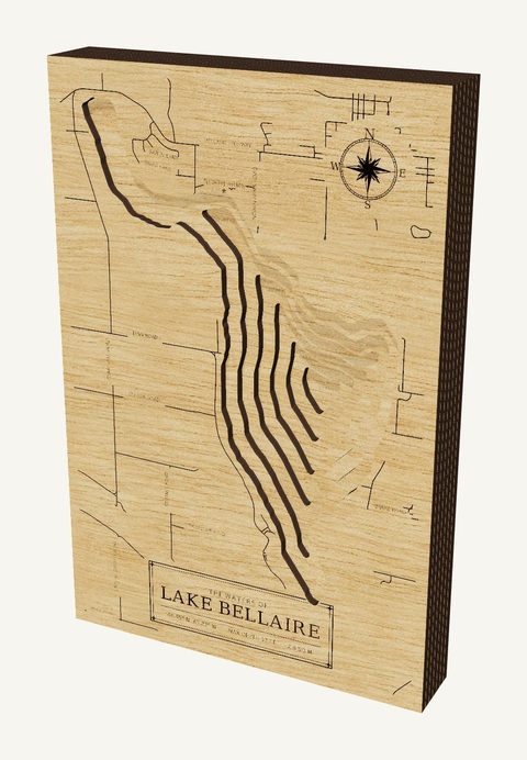 Lake Bellaire wood map