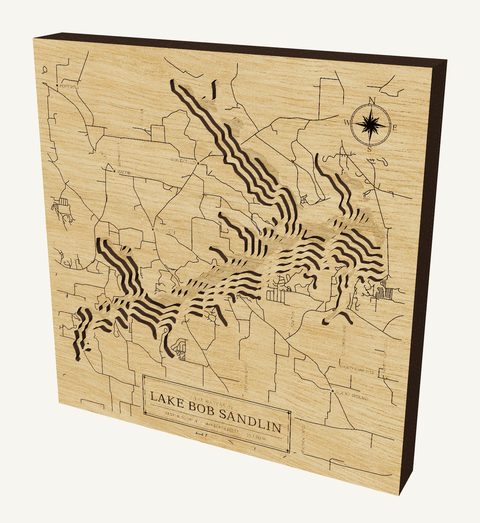 Lake Bob Sandlin wood map