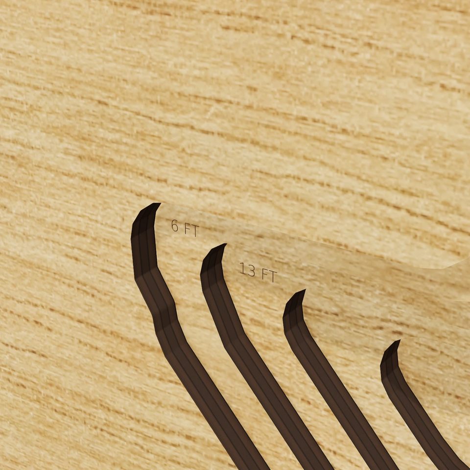 Lake Bonny 3D wood map, detail view