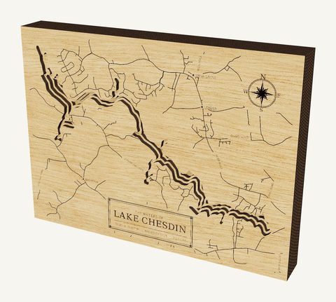 Lake Chesdin wood map