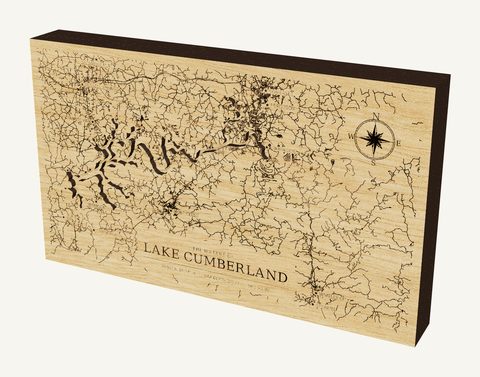Lake Cumberland wood map
