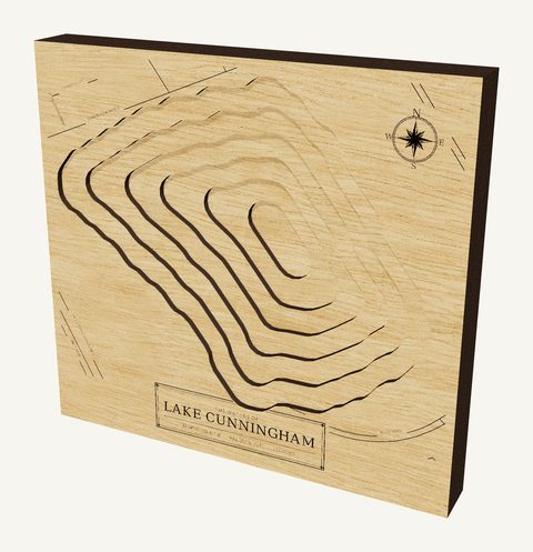 Lake Cunningham wood map