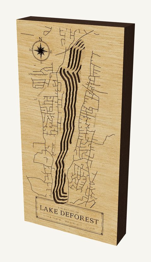 Lake DeForest wood map