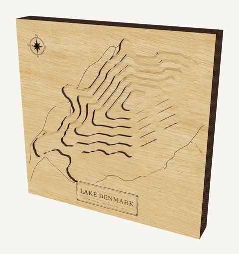 Lake Denmark wood map