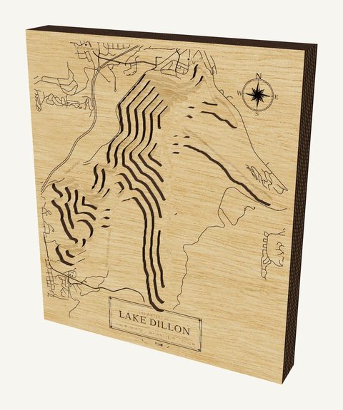 Lake Dillon wood map