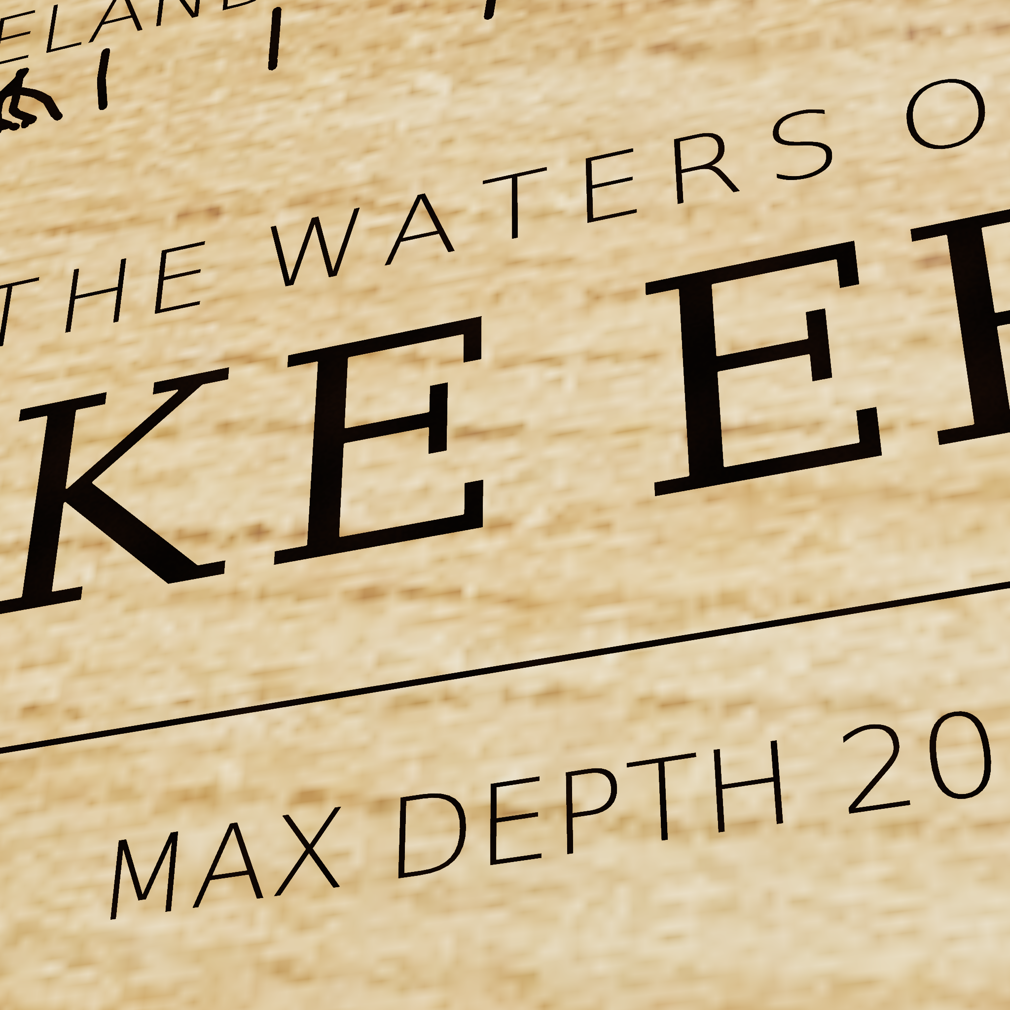 Lake Erie map, title view