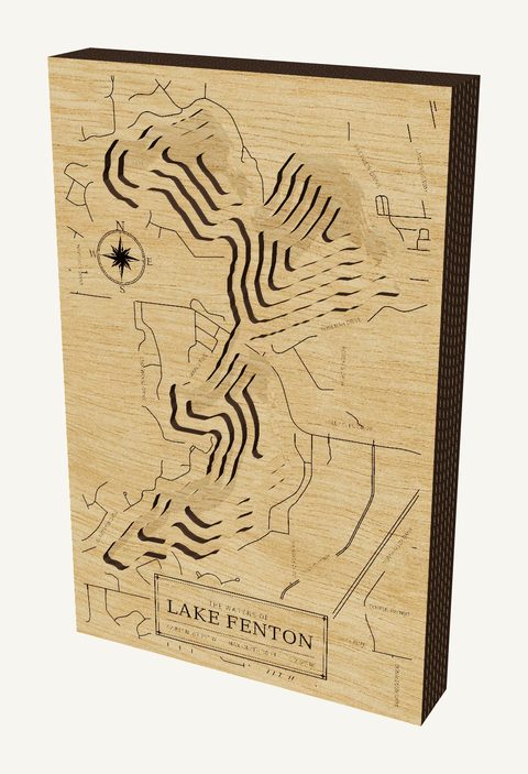 Lake Fenton wood map