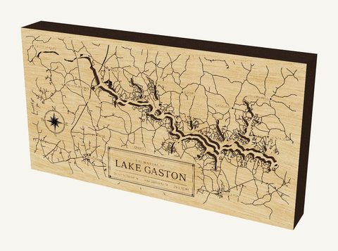 Lake Gaston wood map