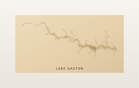 Lake Gaston wood map