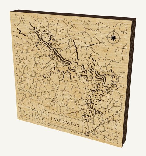 Lake Gaston wood map