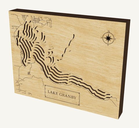Lake Granby wood map