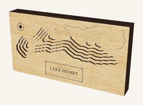 Lake Hemet wood map