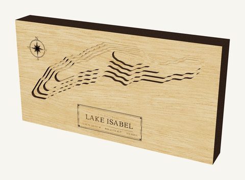 Lake Isabel wood map