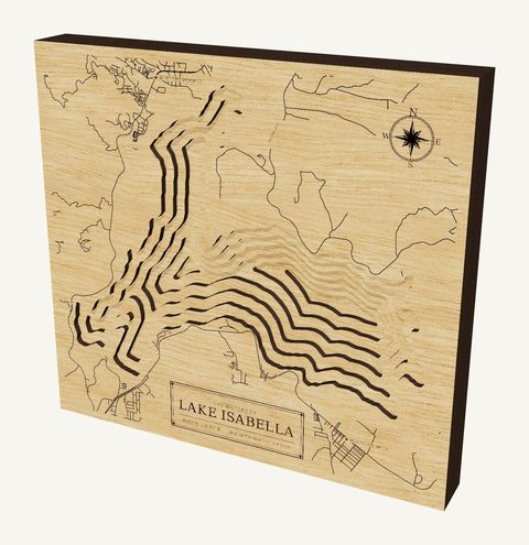 Lake Isabella wood map