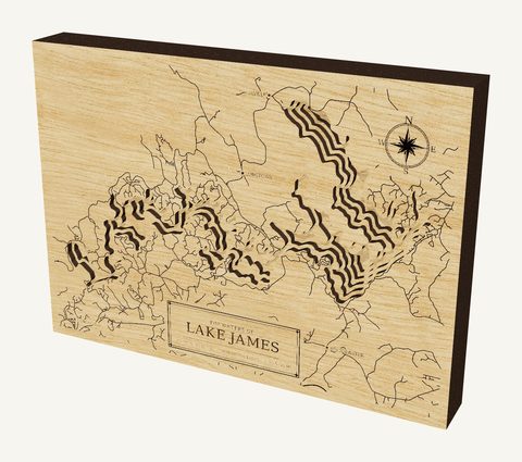 Lake James wood map