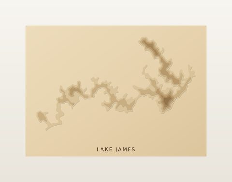 Lake James wood map