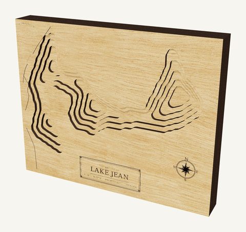 Lake Jean wood map