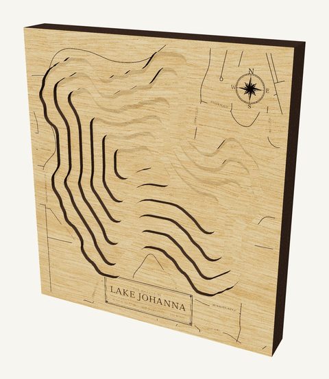 Lake Johanna wood map