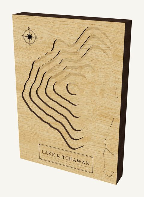 Lake Kitchawan wood map