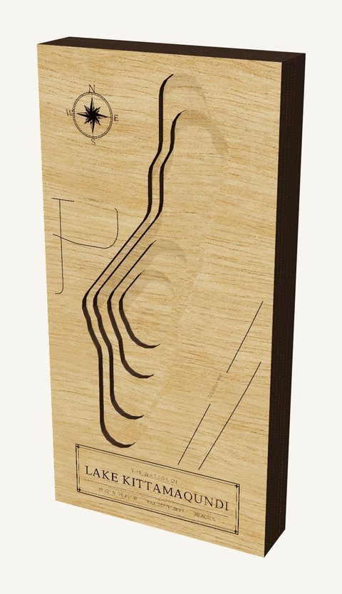 Lake Kittamaqundi wood map