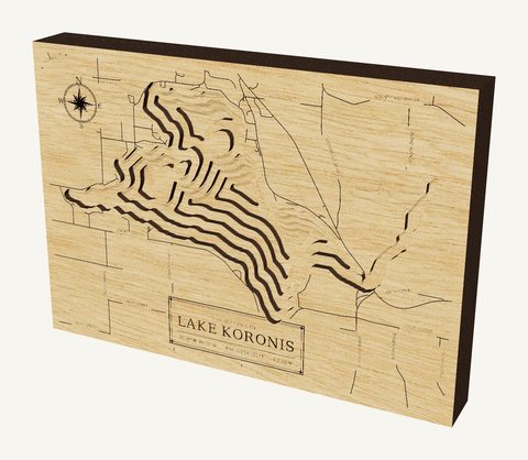 Lake Koronis wood map