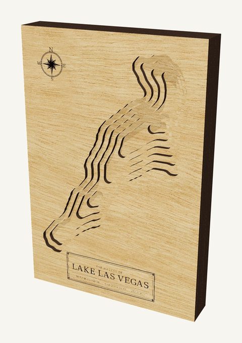 Lake Las Vegas wood map