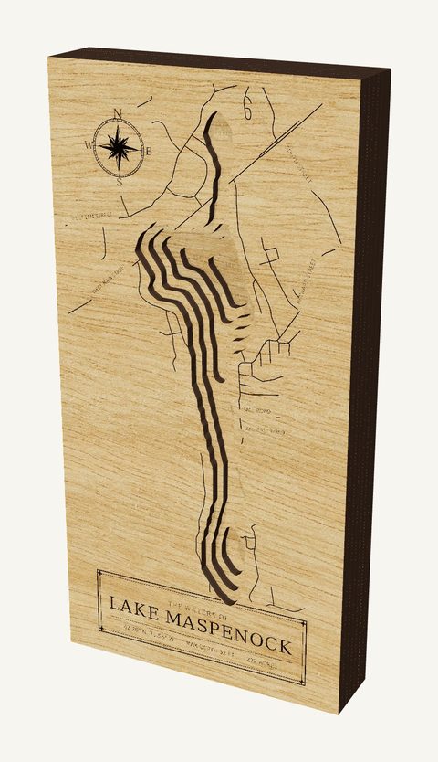 Lake Maspenock wood map