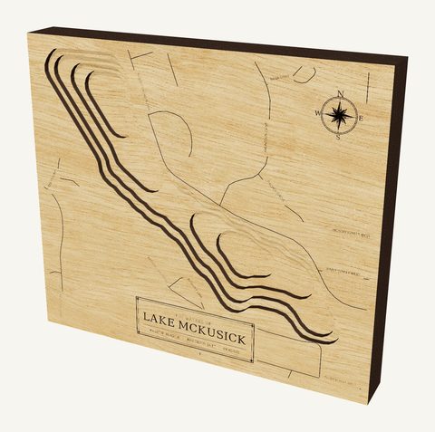 Lake McKusick wood map