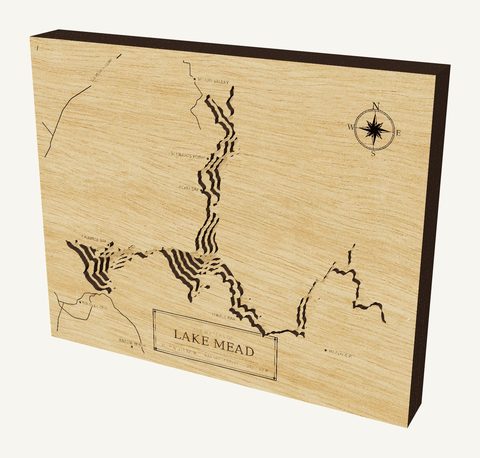 Lake Mead wood map