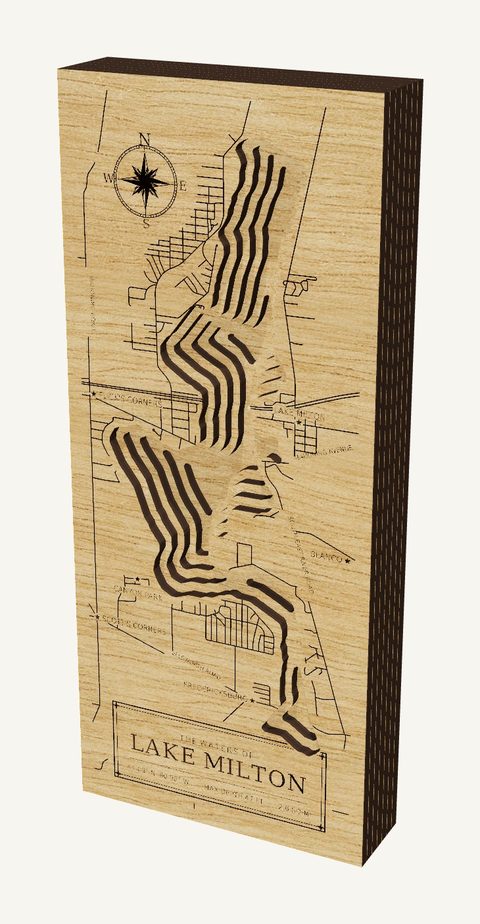 Lake Milton wood map