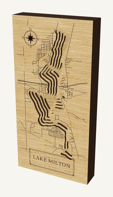 Lake Milton wood map