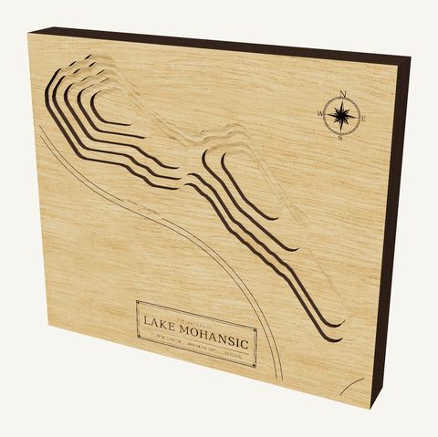 Lake Mohansic wood map