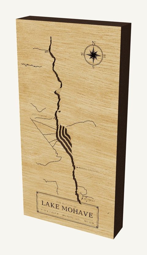 Lake Mohave wood map