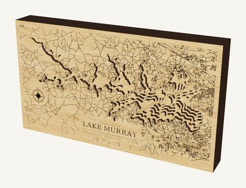 Lake Murray wood map