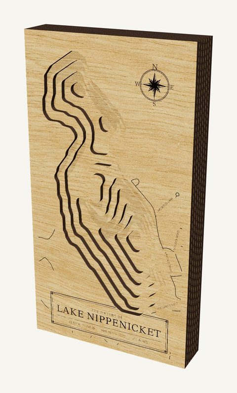 Lake Nippenicket wood map