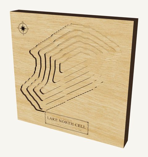 Lake North Cell wood map