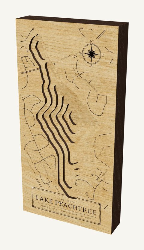 Lake Peachtree wood map
