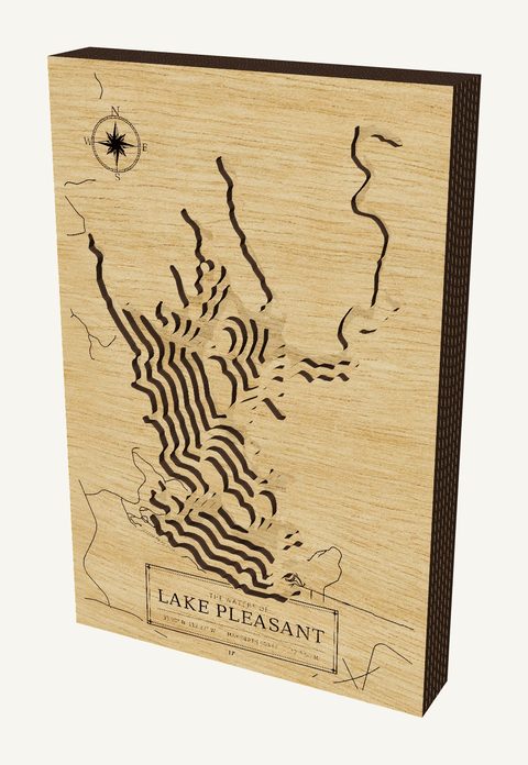 Lake Pleasant wood map