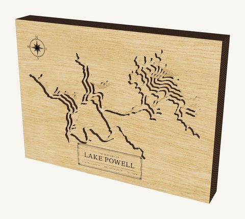 Lake Powell wood map