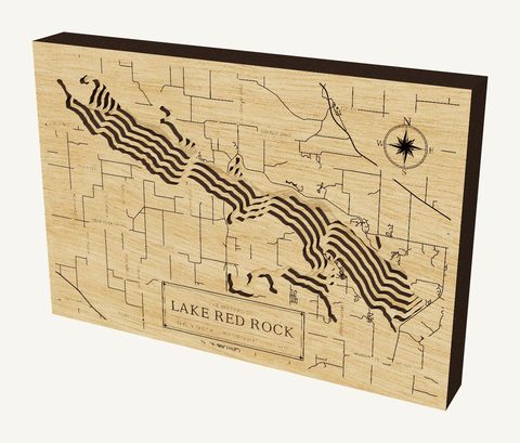 Lake Red Rock wood map