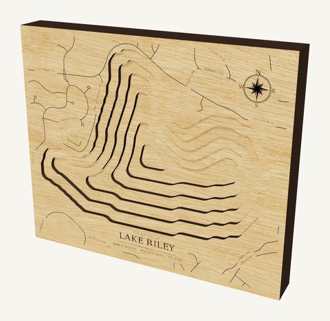Lake Riley wood map