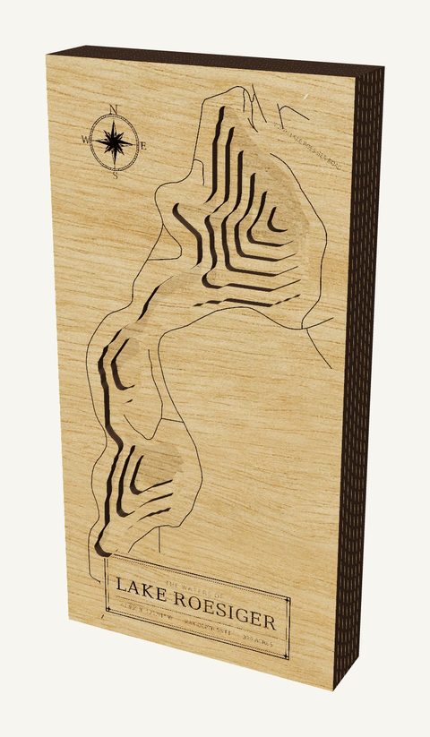Lake Roesiger wood map