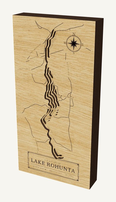 Lake Rohunta wood map