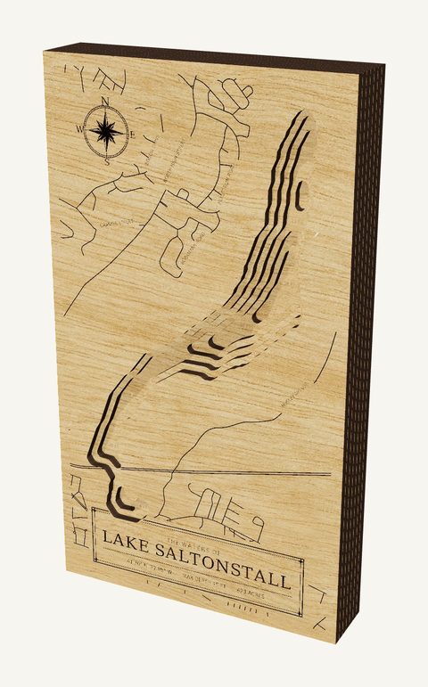 Lake Saltonstall wood map