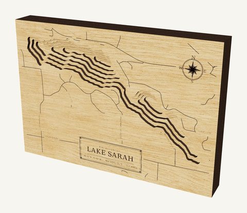 Lake Sarah wood map