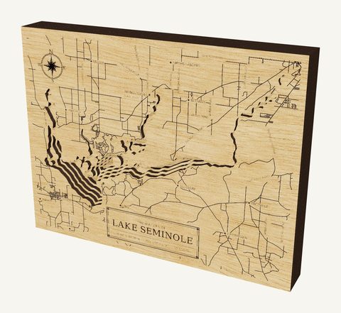 Lake Seminole wood map