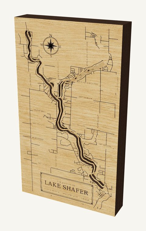 Lake Shafer wood map