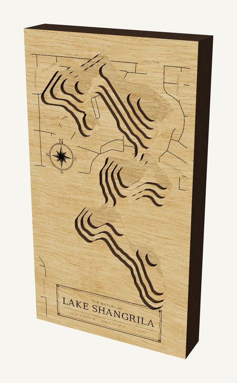 Lake Shangrila wood map